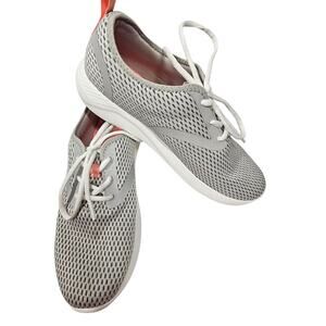 Crocs LiteRide Gray Mesh Lace Sneakers Women's Size 9